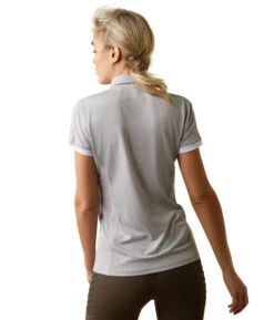 Ariat Bandera Zip Polo -Marys Tack and Feed Store bandera zip polo ss silver back 10043378 ariat 48388.1677205538