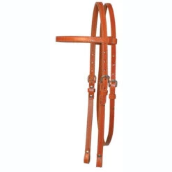 Circle Y Stitched Basic Brow Headstall -Marys Tack and Feed Store basic stitched brow headstall regular 0125 0001 circle y 05789.1600198446