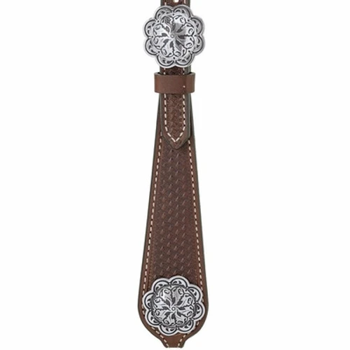 Weaver Leather Weaver Basin Cowboy Brow Headstall 4 Weaver Leather Weaver Basin Cowboy Brow Headstall - Image 2