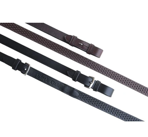 Black Oak Pebble Grip Reins 4 Black Oak Pebble Grip Reins - Image 2