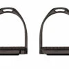 Black Powder Coated Stirrup Irons -Marys Tack and Feed Store black powder coated stirrup irons 14 12355 39987.1712845738