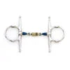 Centaur Blue Steel Brass Roller Disks Full Cheek Gag