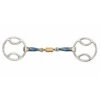 Shires Blue Sweet Iron Bevel With Roller Link -Marys Tack and Feed Store blue sweet iron roller bevel 6356 shires 83022.1632954417