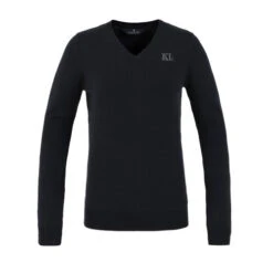 Kingsland Braylee Knit V-Neck -Marys Tack and Feed Store braylee knit v neck navy front 2310212816 kingsland 65495.1676076994