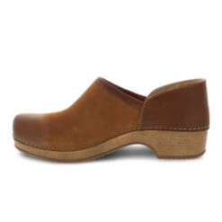 Dansko Brenna Clog -Marys Tack and Feed Store brenna clog tan burnished side dansko 99501.1640727452