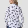 Wrangler Retro Bronc Snap Shirt -Marys Tack and Feed Store bronc snap shirt ls white back 112330046 wrangler 86809.1682109515