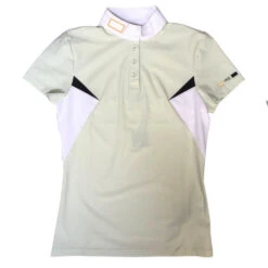 RG Button Competition Polo Short Sleeve -Marys Tack and Feed Store button competition polo SS green front POW003 JS001 5H00 RG 98152.1670025205