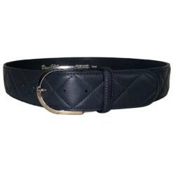 Tailored Sportsman Leather Quilted C Belts S25 -Marys Tack and Feed Store c quilt leather belt navy 16456 tailored sportsman 04717.1750534945