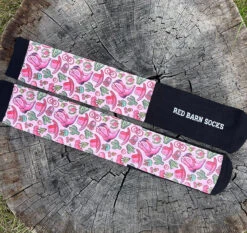 Red Barn Western Boot Socks -Marys Tack and Feed Store cactus cowgirl socks top bottom CACTUS COWGIRL red barn socks 02046.1727304385
