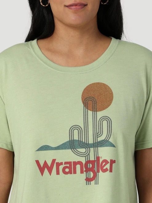 Wrangler Cactus Crop Tee 7 Wrangler Cactus Crop Tee - Image 5