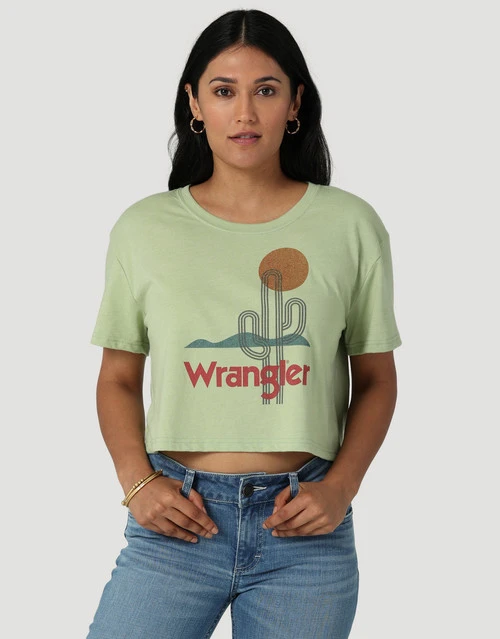 Wrangler Cactus Crop Tee 6 Wrangler Cactus Crop Tee - Image 4