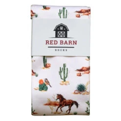 Red Barn Western Boot Socks -Marys Tack and Feed Store canyon cactus cool socks hero CANYON CACTUS COOL red barn socks 08518.1727304672
