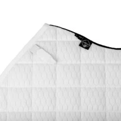 LeMieux Carbon Mesh CC Square Pad 15 LeMieux Carbon Mesh CC Square Pad -Marys Tack and Feed Store carbon mesh air cc white detail 6743 lemieux 25652.1636592817