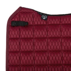 LeMieux Carbon Mesh Dressage Square Pad -Marys Tack and Feed Store carbon mesh air drsg mulberry detail 6739 lemieux 00665.1636591657