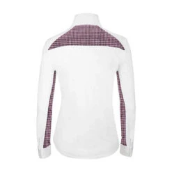 RJ Classics Carly 37.5 Show Shirt 14 RJ Classics Carly 37.5 Show Shirt -Marys Tack and Feed Store carly 37.5 show shirt wine houndstooth back CA500D rj classics 43435.1661362220