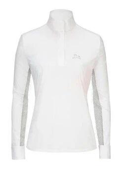 RJ Classics Carly 37.5 Show Shirt 18 RJ Classics Carly 37.5 Show Shirt -Marys Tack and Feed Store carly 37.5 thermo reg ls black dots front AC500C rj classics 22530.1651878305