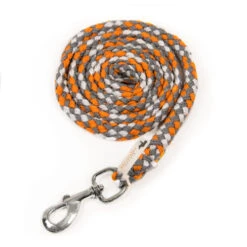 Schockemohle Catch Braided Nylon Lead Rope -Marys Tack and Feed Store catch lead rope multi orange 1320 00007 schockemoehle 61991.1646870270