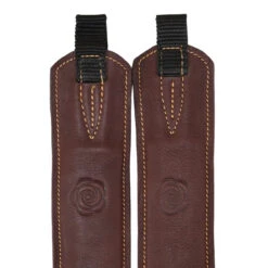 CommonWealth Cavell Stability Stirrup Leathers -Marys Tack and Feed Store cavell stability leathers brown pair roses commonwealth 02296.1734127924