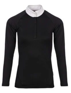 Horseware Ireland Horseware Sara Competition Shirt Long Sleeve -Marys Tack and Feed Store cjbahs horseware sara comp shirt ls black front 33841 21011.1640813524
