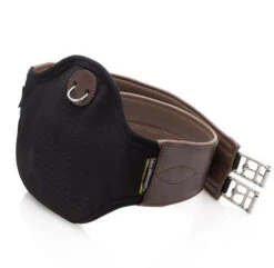 Mikmar Comfort Hunter Jumper Girth -Marys Tack and Feed Store comfort girth hunter jumper dark brown mikmar 44884.1575936871