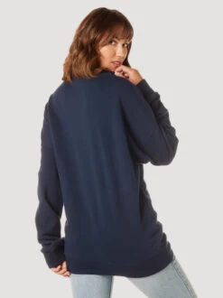 Wrangler Cowboy Ride Sweatshirt 9 Wrangler Cowboy Ride Sweatshirt -Marys Tack and Feed Store cowboy ride sweatshirt navy back 112335643 wrangler 88075.1689438490