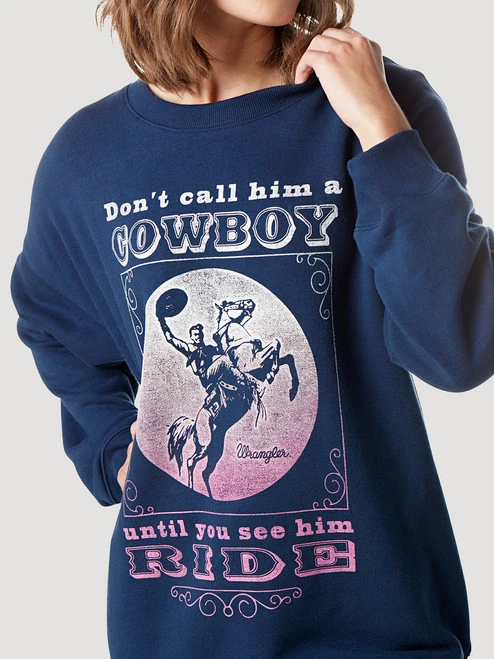 Wrangler Cowboy Ride Sweatshirt 4 Wrangler Cowboy Ride Sweatshirt - Image 2
