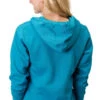 Roper Cowgirl Zip Hoodie With Thumb Holes -Marys Tack and Feed Store cowgirl hoodie thumb holes blue back 0309805144033 roper 91144.1653413361