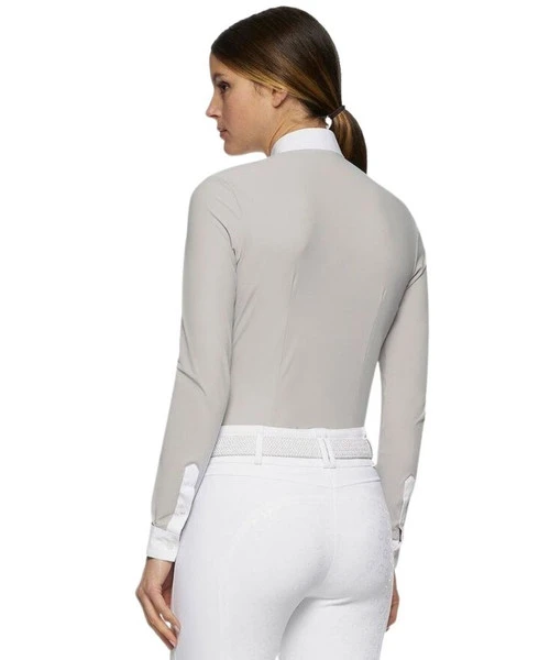 Cavalleria Toscana Crochet Bib Long Sleeve Shirt 3 Cavalleria Toscana Crochet Bib Long Sleeve Shirt