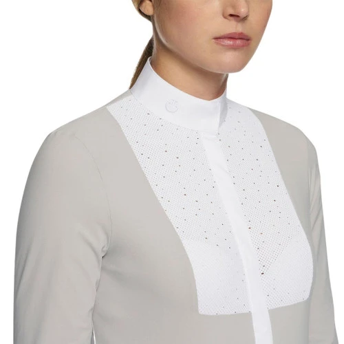 Cavalleria Toscana Crochet Bib Long Sleeve Shirt 8 Cavalleria Toscana Crochet Bib Long Sleeve Shirt - Image 6