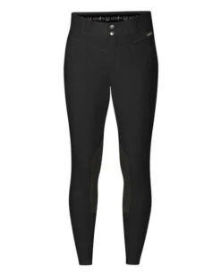 Kerrits Crossover II Breeches Knee Patch -Marys Tack and Feed Store crossover II KP breech black front 50405 kerrits 41854.1677172532