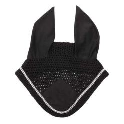 Kavalkade Crystal Fly Bonnet 18 Kavalkade Crystal Fly Bonnet -Marys Tack and Feed Store crystal fly bonnet black front 36103 BLACK kavalkade 17071.1621107588