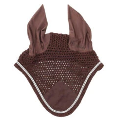 Kavalkade Crystal Fly Bonnet 20 Kavalkade Crystal Fly Bonnet -Marys Tack and Feed Store crystal fly bonnet brown front 36103 BROWN kavalkade 48898.1621107591