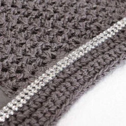 Kavalkade Crystal Fly Bonnet 16 Kavalkade Crystal Fly Bonnet -Marys Tack and Feed Store crystal fly bonnet dark gray detail 36103 DK.GRAY kavalkade 00688.1621107288