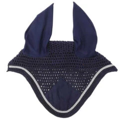 Kavalkade Crystal Fly Bonnet 14 Kavalkade Crystal Fly Bonnet -Marys Tack and Feed Store crystal fly bonnet navy front 36103 NAVY kavalkade 75599.1621107259