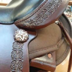 High Horse Daisetta Cordura Trail Saddle By Circle Y -Marys Tack and Feed Store daisetta cordura saddle cantle skirt marys high horse 39702.1579053595