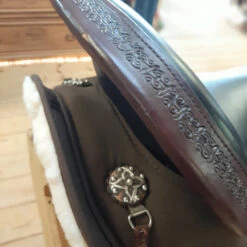 High Horse Daisetta Cordura Trail Saddle By Circle Y -Marys Tack and Feed Store daisetta cordura saddle cantle skirt2 marys high horse 20088.1579053618