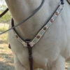 Circle Y Dakota Pinwheel Breast Collar -Marys Tack and Feed Store dakota pinwheel breast collar brown multicolor lifestyle 1003 23 SC circle y 23816.1613339271