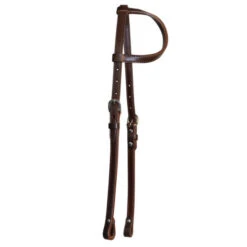 Circle Y Double Ply One Ear Headstall -Marys Tack and Feed Store double ply 1ear headstall walnut 0216 1101 circle y 88329.1568928100