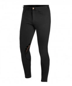 Schockemohle Men's Draco Knee Patch Breeches -Marys Tack and Feed Store draco grip breech black schockemohle 42087.1552753895
