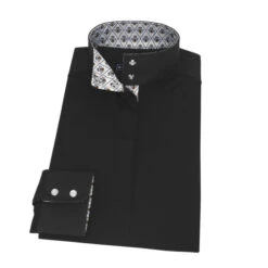 Essex Classics Black Dusk Performance Shirt -Marys Tack and Feed Store dusk black LS queen bee EJL2BK essex 79251.1653504624