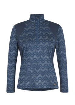 Kerrits Easy Stride Ice Fil Shirt Long Sleeve -Marys Tack and Feed Store easy stride ice fil print ls admiral front 40679 kerrits 41287.1663717386