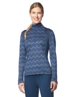Kerrits Easy Stride Ice Fil Shirt Long Sleeve -Marys Tack and Feed Store easy stride ice fil print ls admiral rider front 40679 kerrits 69751.1663717370