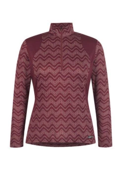 Kerrits Easy Stride Ice Fil Shirt Long Sleeve -Marys Tack and Feed Store easy stride ice fil print ls mahogany front 40679 kerrits 28217.1663717381