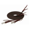 Weaver Leather Weaver EcoLuxe Round Split Reins -Marys Tack and Feed Store ecoluxe round split rein brown black 35327 weaver 46889.1673480110
