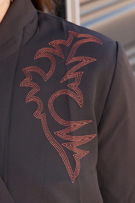 Cruel Denim Embroidered Blazer 4 Cruel Denim Embroidered Blazer - Image 2