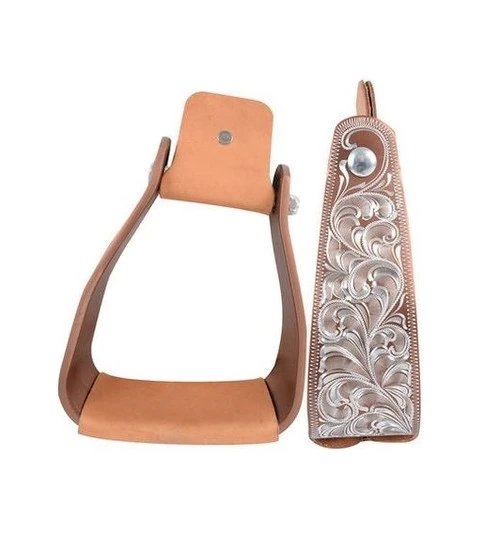 Cashel Engraved Slanted Stirrups 4 Cashel Engraved Slanted Stirrups - Image 2