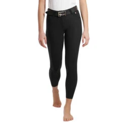 For Horses Ennie Knee Grip Breeches -Marys Tack and Feed Store ennie knee grip black front ENNIE for horses 53644.1621458927