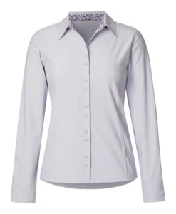 Kerrits Equitate Button Up Shirt -Marys Tack and Feed Store equitate button up ls huckleby front 40467 kerrits 65047.1677189999