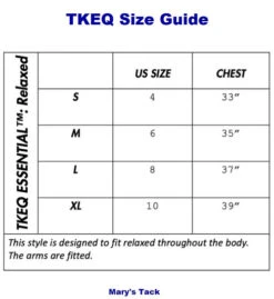 TKEQ Essential Relaxed Long Sleeve Shirt -Marys Tack and Feed Store essential relaxed size guide tkeq 50314.1644447410