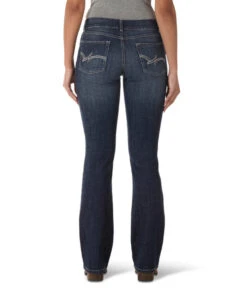 Wrangler Essential Mid Rise Bootcut Jean 7 Wrangler Essential Mid Rise Bootcut Jean -Marys Tack and Feed Store essentials mr bc denim back 09MWZDO wrangler 86523.1638998990